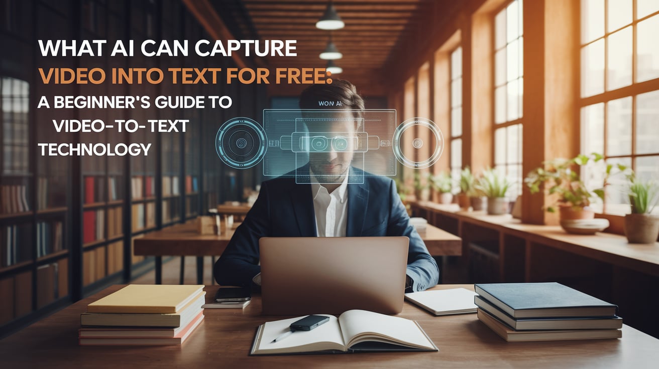 what ai can capture video into text for free​